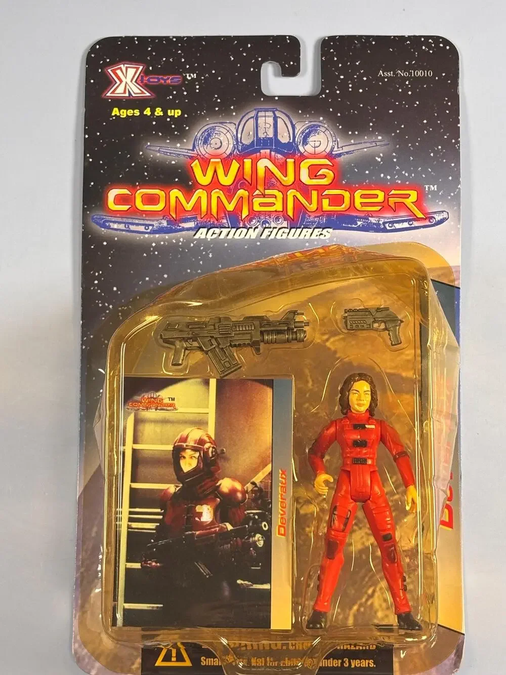 Wing Commander Blair in Flight Suit X-Toys 1999 Series 1 Action Figure 4” New